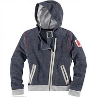 Толстовка ICON WM TEMPER BLUE XS 3051-0636 фото сбоку | Moto-Bazar