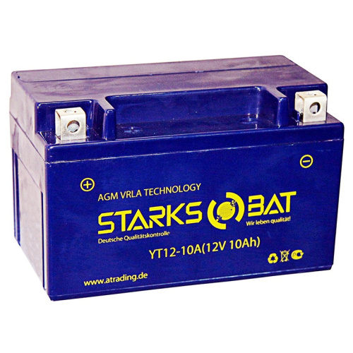 картинка АКБ STARKSBAT YT12-10A (YTZ10S) 13107 от магазина moto-bazar61.ru