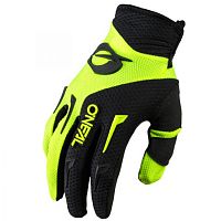 Перчатки ONEAL ELEMENT yellow/black M E031-409 фото сбоку | Moto-Bazar