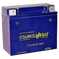 картинка АКБ STARKSBAT YT12-18 (YTX20L-BS/YB16C-LB) 13737 от магазина moto-bazar61.ru