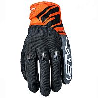 Перчатки FIVE E3 EVO orange M 26613 M фото сбоку | Moto-Bazar