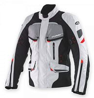 картинка Куртка CLOVER текстиль SCOUT WP blk/grey 2XL 1719 14196 2XL от магазина moto-bazar61.ru