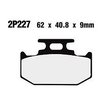 Тормозные колодки Nissin 2P-227ST задние для Suzuki Yamaha Kawasaki кросс эндуро
