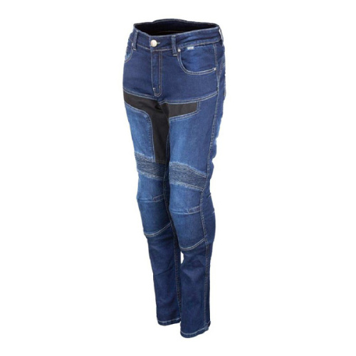 Мотобрюки GERMAS (gms) Jeans Viper lady blue W34/L32 ZG75906-004-34/32 34 - фото спереди