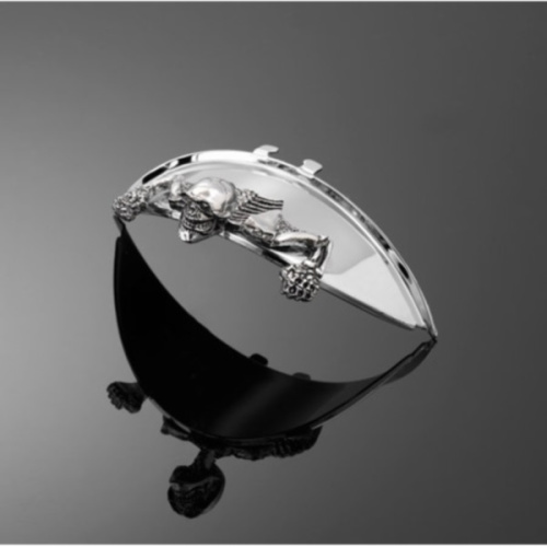 картинка Накладка на фару SKULL VISOR,SMALL от магазина moto-bazar61.ru