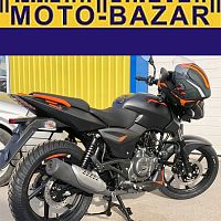 картинка BAJAJ Pulsar 180 black/orange Pulsar180 от магазина moto-bazar61.ru