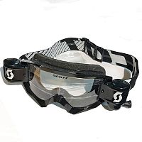 картинка Очки кроссовые SCOTT Prospect WFS blk/white clear SC-262590-1007113 от магазина moto-bazar61.ru