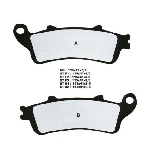 картинка Тормозные колодки Nissin 2P-250NS от магазина moto-bazar61.ru