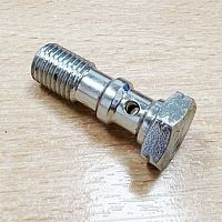 картинка Болт тормозной двойной 10*1,25mm chrome 993-03-32СH от магазина moto-bazar61.ru