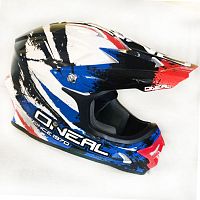 картинка Шлем ONEAL 3Series Shocker blk/red/blue M 0623S-503 от магазина moto-bazar61.ru