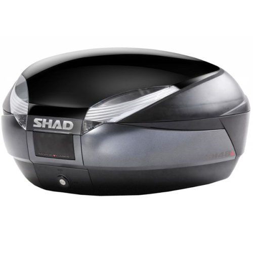 картинка Кофр SHAD SH48  (BLACK/GREY) D0B48300 от магазина moto-bazar61.ru