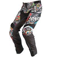 Мотобрюки кроссовые ONEAL CRANK black 34-34 0123C-13 34 фото оригинальные | Moto-Bazar