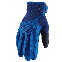 Перчатки детские THOR S20Y Spect blue M 3332-1464 фото сбоку | Moto-Bazar