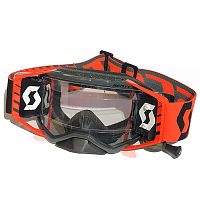 Очки кроссовые SCOTT Prospect WFS blk/orange clear SC-262590-1009113 фото сбоку | Moto-Bazar