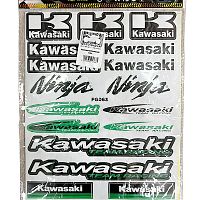 картинка Наклейка MIX Kawasaki 25768 от магазина moto-bazar61.ru