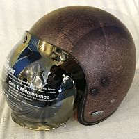 картинка Визор AFX Bubble Flip универсальный 3 кнопки Gold mirror 01310114 от магазина moto-bazar61.ru