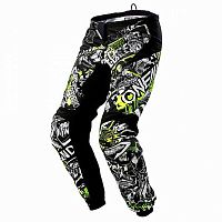 Мотобрюки кроссовые ONEAL Element Attack blk/green 32-32 0108-83 32 фото оригинальные | Moto-Bazar