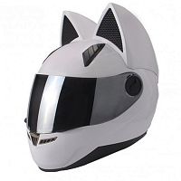 картинка Шлем с ушками NITRINOS white S 25758 от магазина moto-bazar61.ru