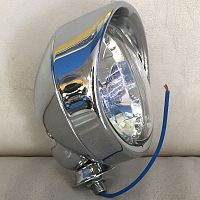 картинка Фара PW 90mm chrome с козырьком 223-348 от магазина moto-bazar61.ru