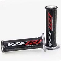 картинка Ручки HARRIS YZF R SILVER/RED 01687-YZF от магазина moto-bazar61.ru