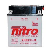 картинка АКБ NITRO YB30CL-B от магазина moto-bazar61.ru