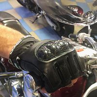 картинка Перчатки Motocycletto Half-Finger blk "без пальцев" M 14757 от магазина moto-bazar61.ru