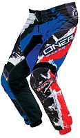 картинка Мотобрюки кроссовые ONEAL Elem Shocker blk/red/blue 34 0124-534 34 от магазина moto-bazar61.ru