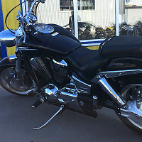 Мотоцикл HONDA VTX 1800 SC46-1100187 2003 г.в. - вид спереди и сбоку