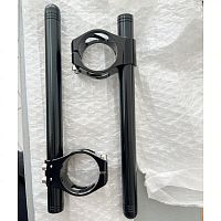картинка Clip-on CHINA CNC 50mm black 16605 от магазина moto-bazar61.ru
