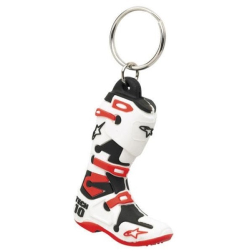 картинка Брелок ALPINESTARS TECH 10 (white/red) от магазина moto-bazar61.ru