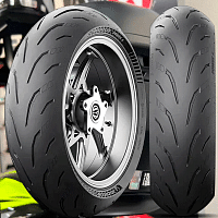 Мотошина 120/70-17 MICHELIN PILOT POWER 6 58W - фото сбоку