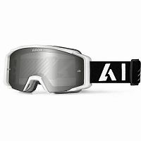 Очки кроссовые AIROH Blast XR1 White Matt S1 silver GBXR114 фото сбоку | Moto-Bazar
