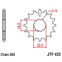 картинка Звезда ведущая JT JTF433.14 от магазина moto-bazar61.ru