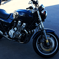 Мотоцикл HONDA CB 750-2 RC42-1002028 1993 г.в. - вид спереди и сбоку