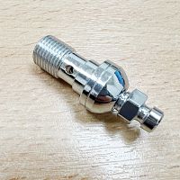 Болт тормозной VENHILL chrom штуцер 10*1mm 310100DC - купить в Ростове-на-Дону