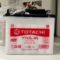 Фото АКБ TOTACHI YTX5L-BS 90005 для мотоцикла