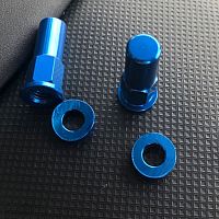 картинка Гайка Accel на буксатор BLUE RL-01blue от магазина moto-bazar61.ru