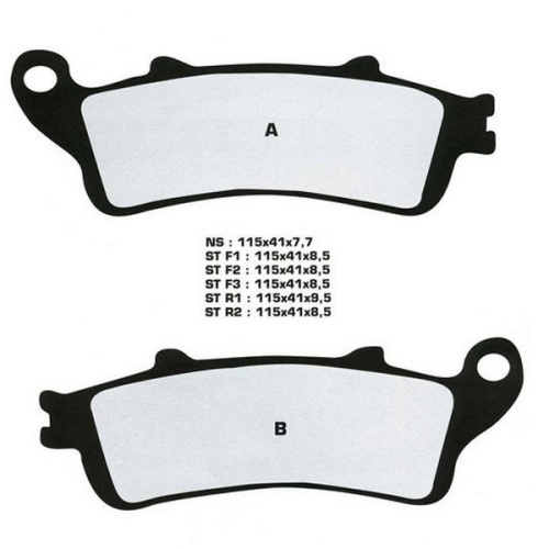 картинка Тормозные колодки Nissin 2P-250ST-R2 от магазина moto-bazar61.ru